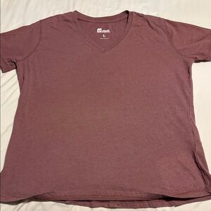 Women’s Berne Burgundy V-Neck T-Shirt